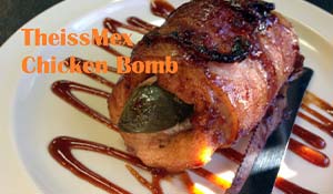 bacon wrapped stuffed chicken breast